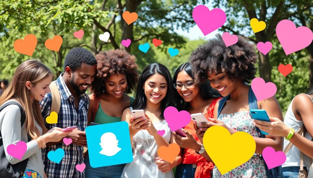 interação com seguidores